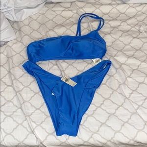 Blue aerie bathing suit